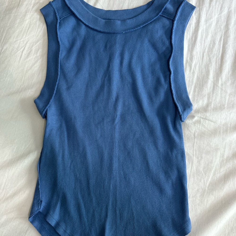 Free People We The Free Ribbed Knit Top